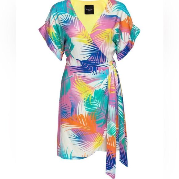 NWT Le Superbe Desert Palm Wrap Dress sz 2 REVOLVE Neiman Marcus MSRP $395 - Picture 3 of 8